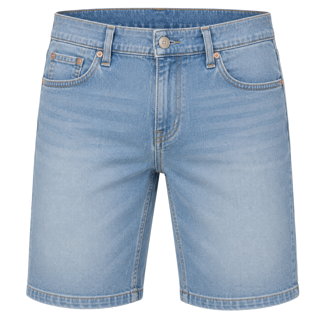 Premium Denim Shorts – Light Wash | Fontiless